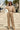 STRIPED PANTS WITH HIGH WAIST AND WIDE LEG IN BEIGE - ESSENTIALS