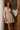 SHORT LYOCELL DRESS WITH WIDE SLEEVES IN BEIGE - ESSENTIALS