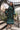Caftan en satin de viscose avec plumes - Leo vert néon