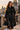 BLACK FAUX MINK SHAWL-COLLAR COAT - ESSENTIALS
