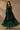 LONG FINE NET DRESS WITH BOAT NECKLINE - LEO NEON GREEN