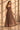 SLEEVELESS LONG MESH DRESS WITH SOFT MODAL LINING - MOCHA MOUSSE LOGO