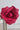 Petite broche rose cyclamen aspect daim