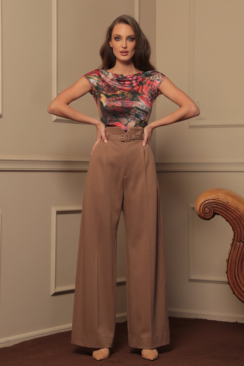 ΠΑΝΤΕΛΟΝΙΑ VISCOSE ΜΕ ΥΨΗΛΗ ΜΕΣΗ ΣΕ ΜΠΕΖ – ESSENTIALS