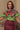 VELVET BLOUSE WITH HIGH NECK AND PUFF SLEEVES - ACID GREEN LOGO JIORO БЛУЗА ОТ ПЛЮШ С ВИСОКА ЯКА И БУФАН РЪКАВИ - ACID GREEN LOGO JIORO