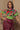 VELVET BLOUSE WITH HIGH NECK AND PUFF SLEEVES - ACID GREEN LOGO JIORO БЛУЗА ОТ ПЛЮШ С ВИСОКА ЯКА И БУФАН РЪКАВИ - ACID GREEN LOGO JIORO
