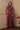 BLOUSE WITH GATHERED NECKLINE AND LOGO PRINT - BURGUNDY LOGO JIORO БЛУЗА ОТ ФИНО ПЛЕТИВО - BURGUNDY LOGO JIORO