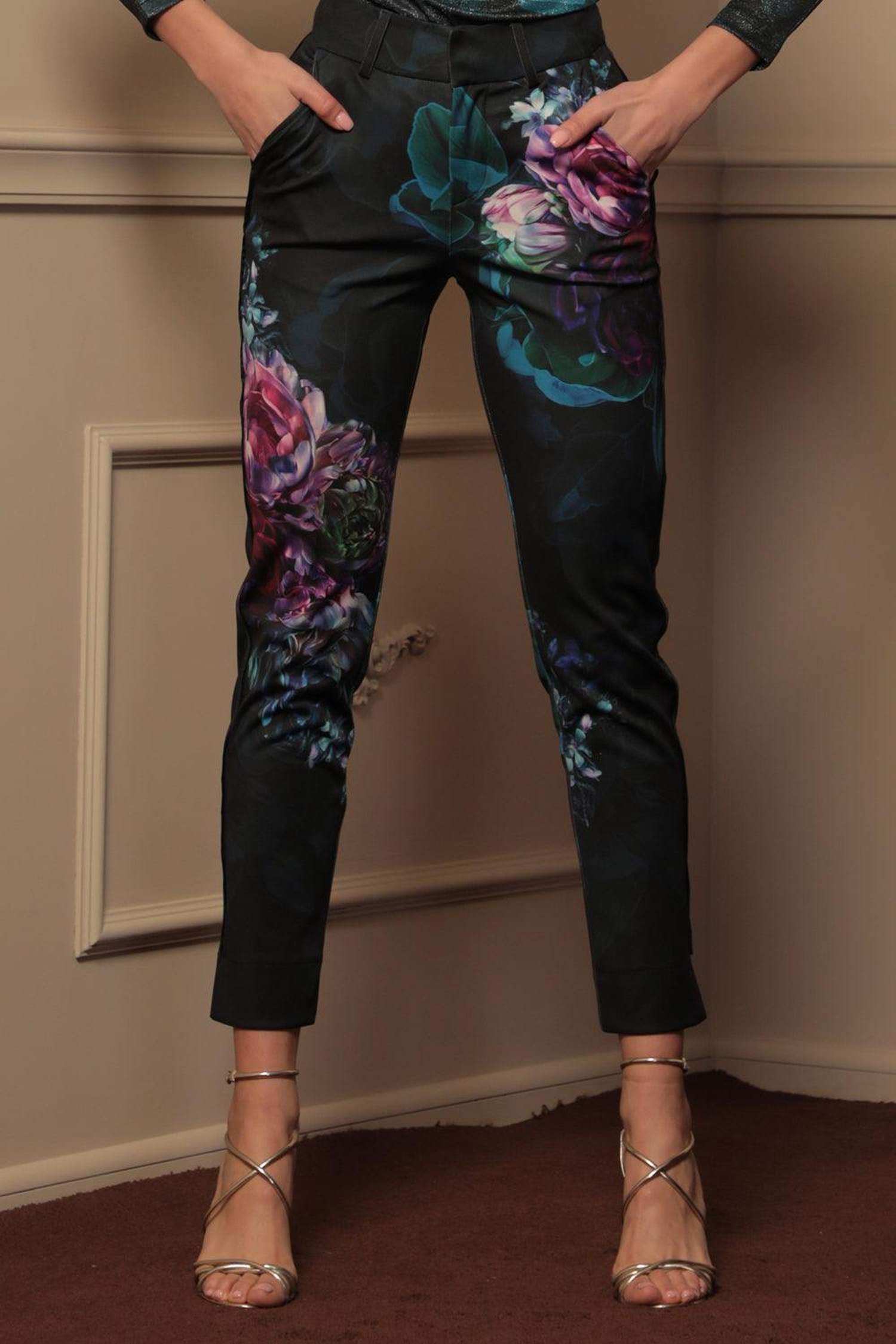 CLASSIC PANTS - PEONIES