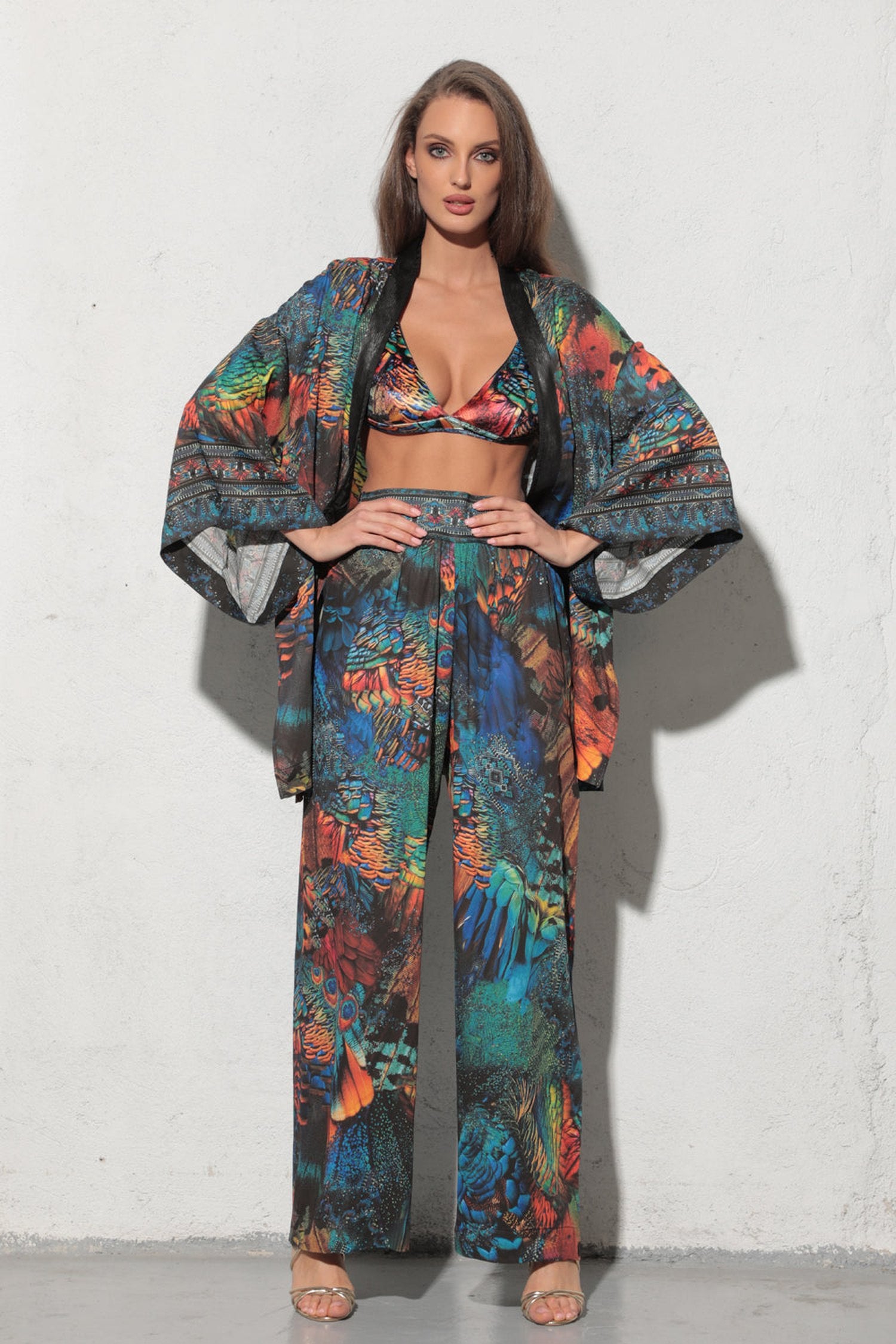 LOOSE VISCOSE PANTS - AMAZONIA