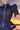 BUFFER SLEEVE DENIM BLAZER - ESSENTIALS