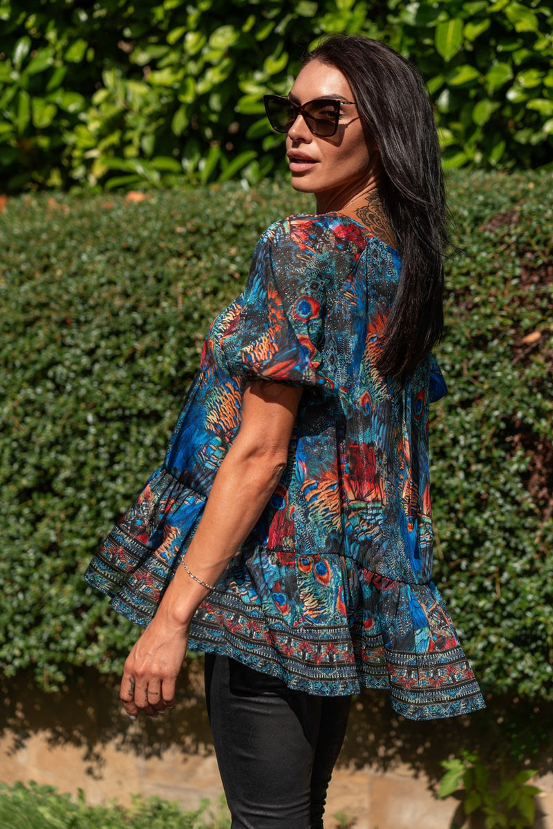 CHEMISE EN CHIFFON LÂCHE - AMAZONIA