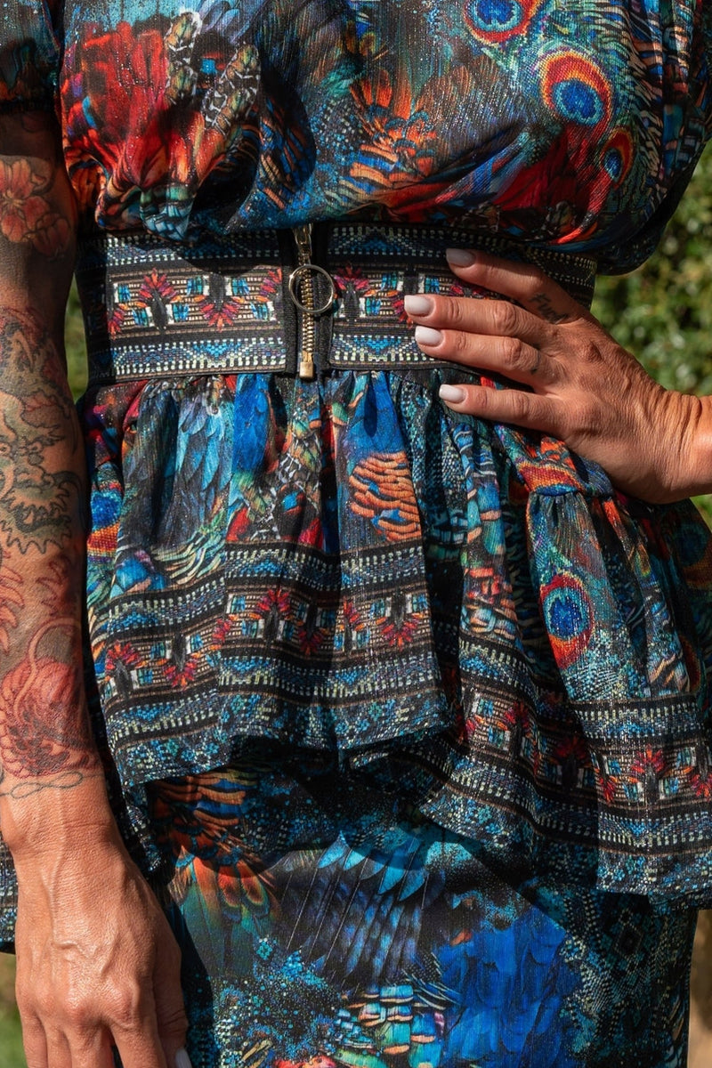 CHEMISE EN CHIFFON LÂCHE - AMAZONIA