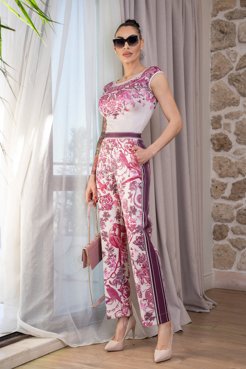 T-SHIRT BASIQUE - ASIE BORDEAUX