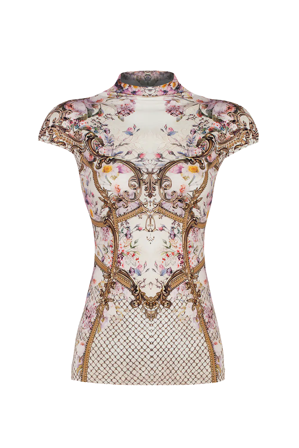 BASIC TOP -BAROQUE FLOWERS