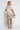 Robe avec rosace en lin viscose - Paisley beige