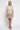 Robe avec rosace en lin viscose - Paisley beige