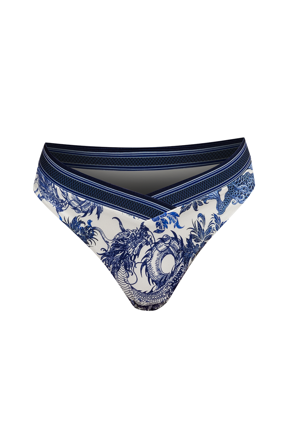 ELASTIC WAISTBAND SWIM BOTTOM - ASIA SKY