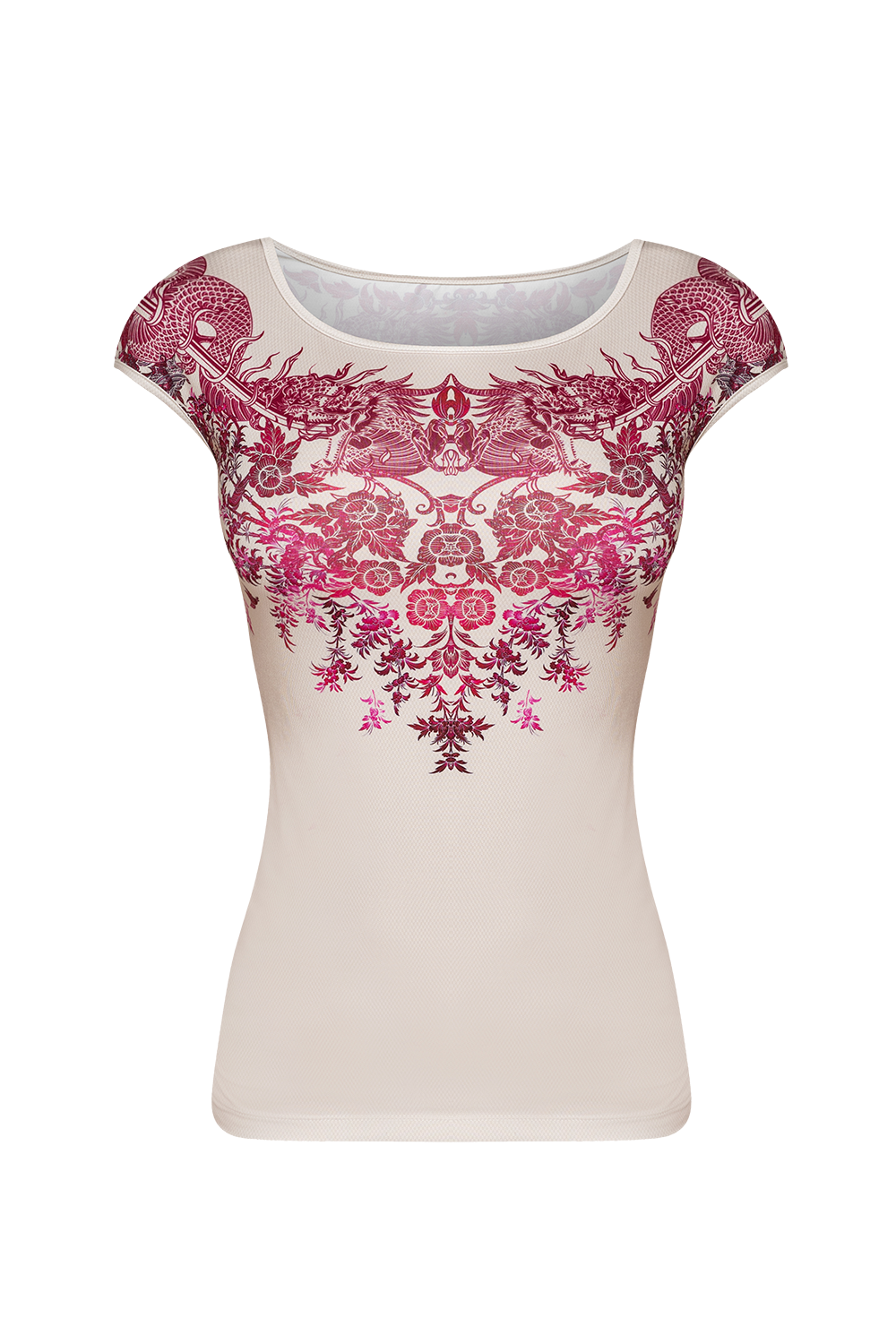 BASIC T-SHIRT - ASIA BORDEAUX