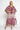 Caftan en coton de soie - Asie Bordeaux