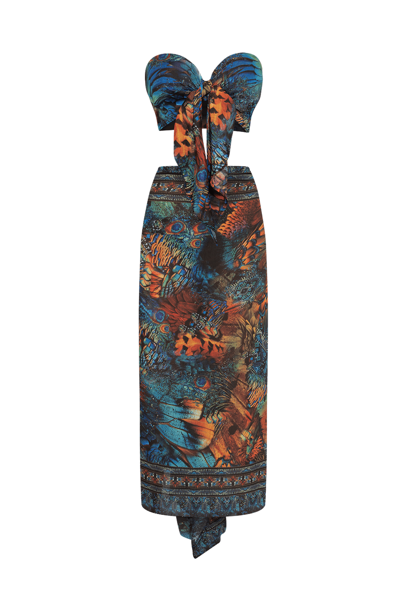 SET OF PAREO AND SMALL SCARF – AMAZONIA