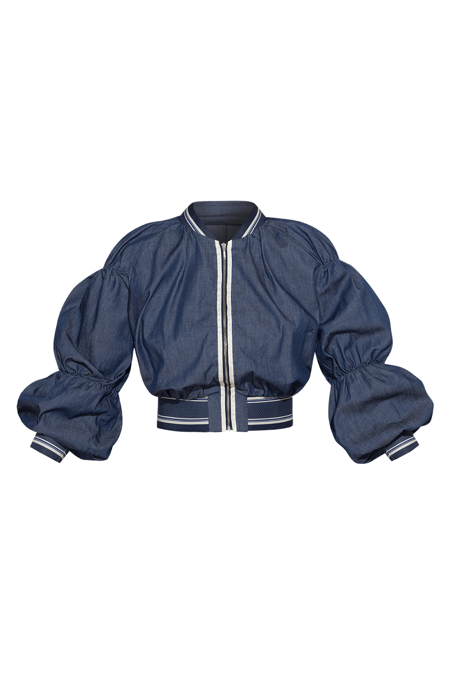 VESTE BOMBER EN JEAN - ESSENTIELS