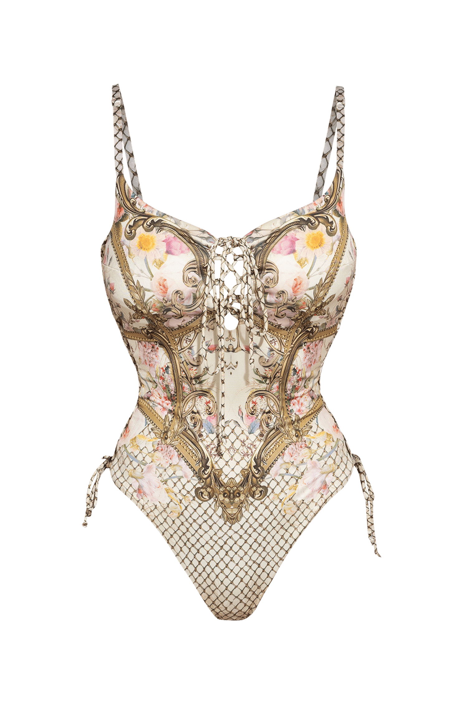 MAILLOT DE BAIN UNE-PIÈCE - FLEURS BAROQUES