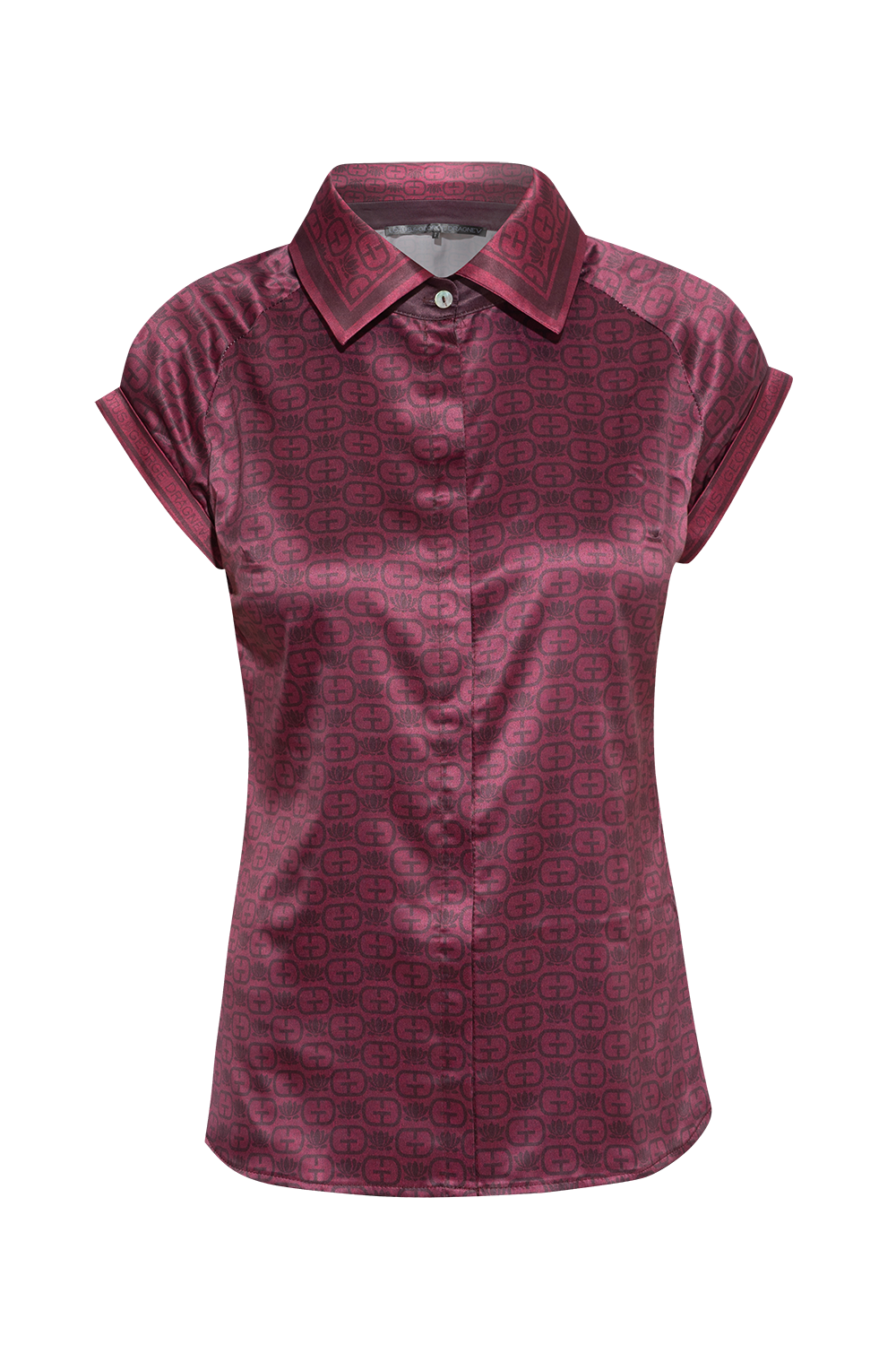 RAGLAN SLEEVE SHIRT - BURGUNDY LOGO