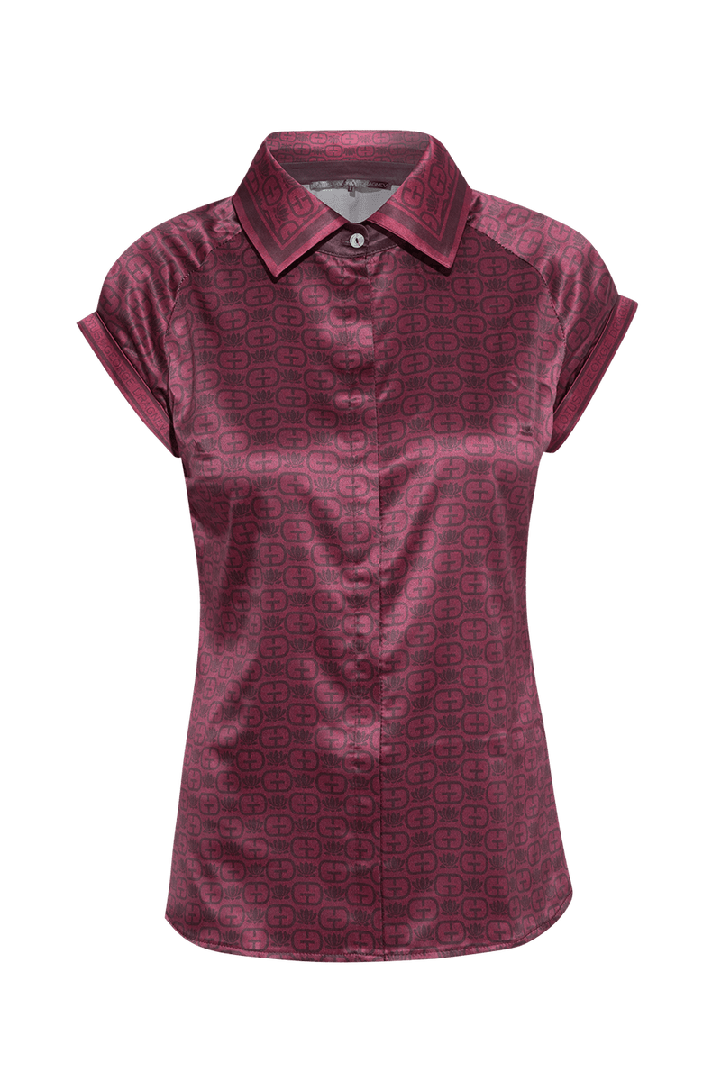 Chemise à manches raglan - logo bordeaux