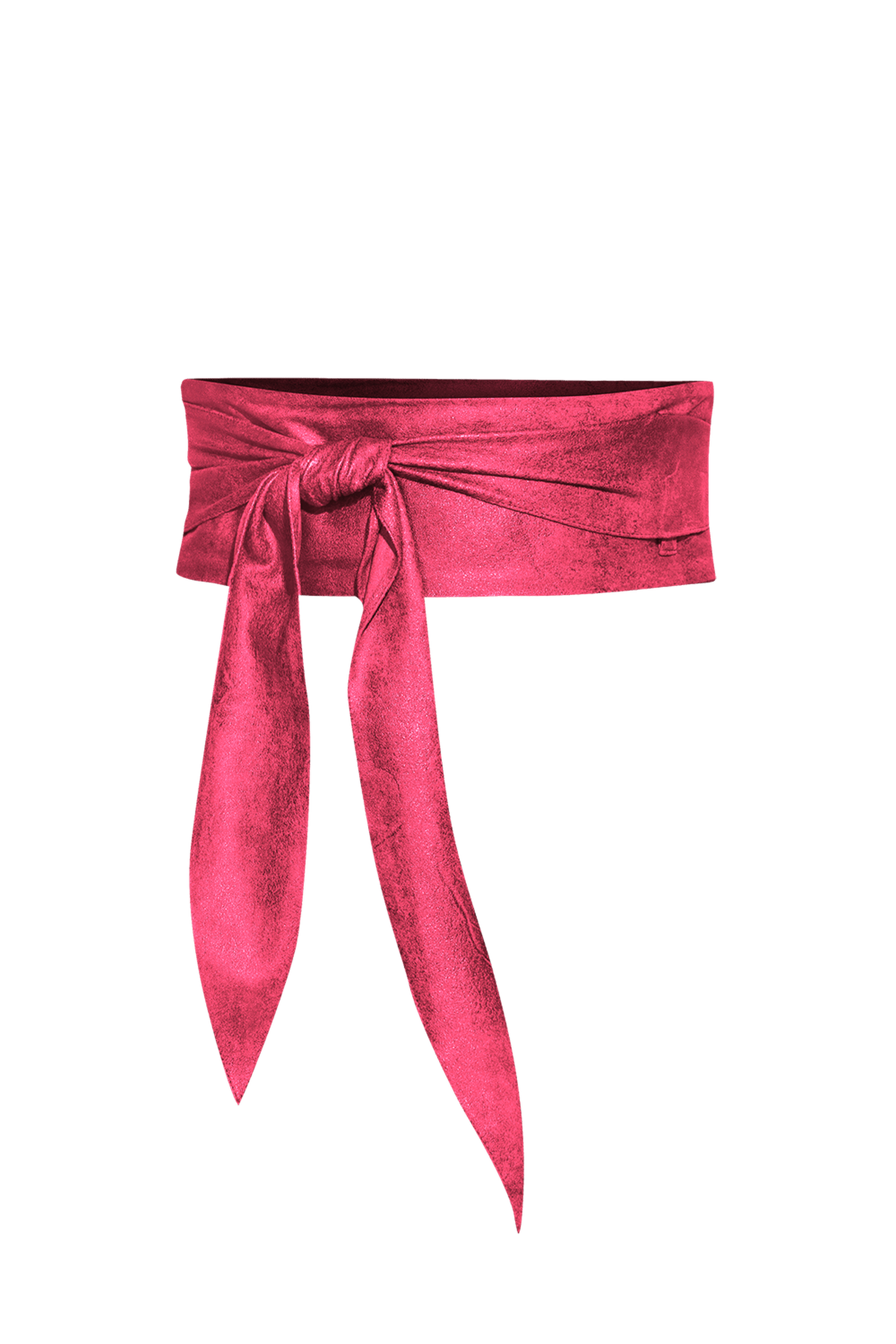 WRAP-STYLE BELT - SUEDE-LIKE IN CYCLAMEN - ESSENTIALS JIORO КОЛАН ОТ ВЕЛУР В ЦВЯТ ЦИКЛАМА - ESSENTIALS JIORO