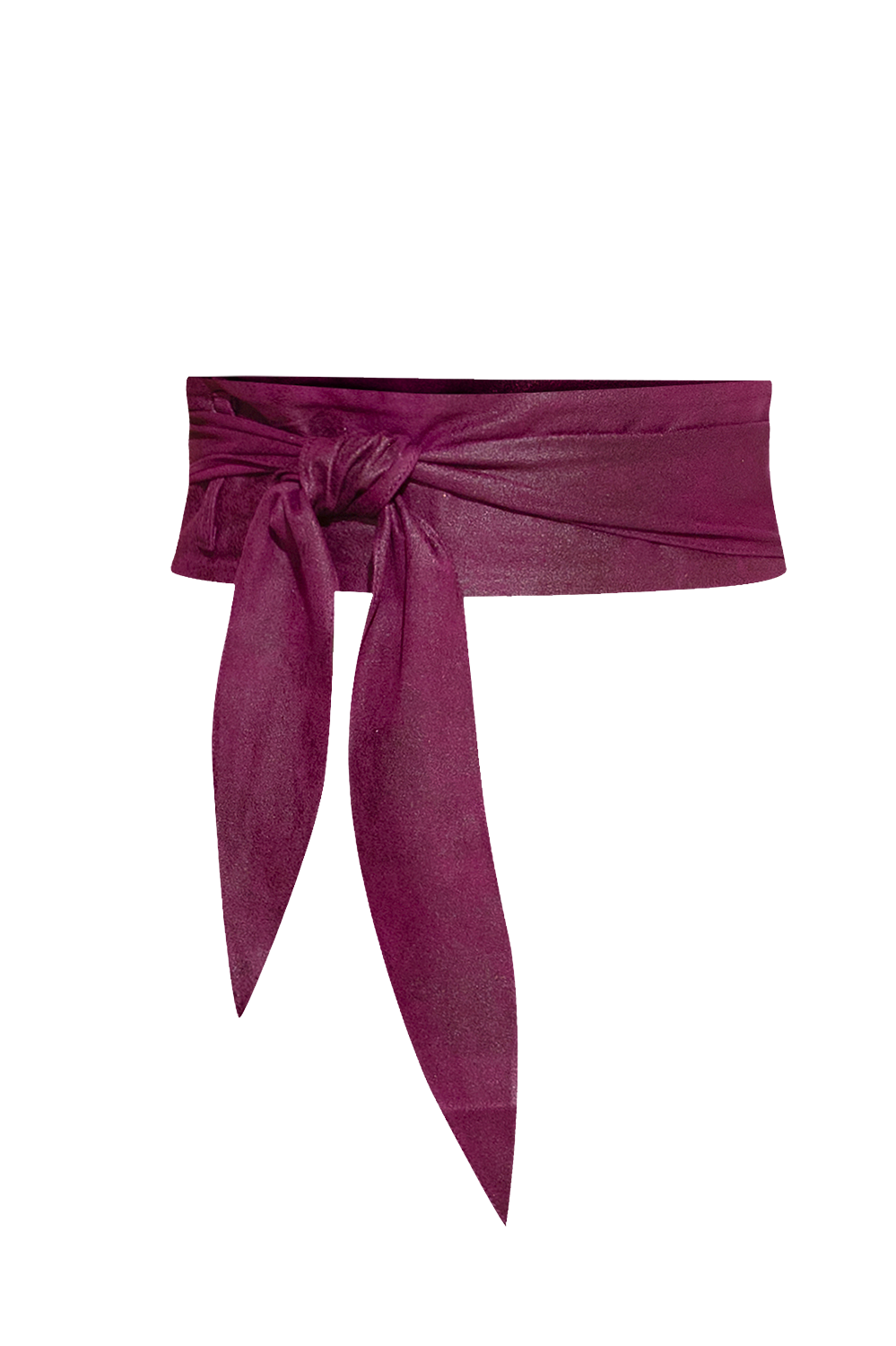 ΖΩΝΗ ΣΕ ΣΤΥΛ WRAP - ΜΙΜΗΣΗ ΣΟΥΕΝΤ ΣΕ ΧΡΩΜΑ BURGUNDY - ESSENTIALS