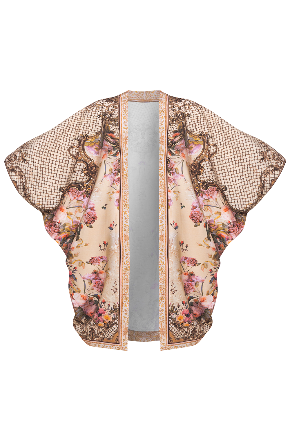 FRENCH TERRY CARDIGAN - BAROQUE FLOWERS