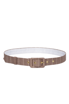 STRIPED BELT IN BEIGE - ESSENTIALS