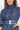 DENIM DRESS WITH ELASTICATED NECKLINE AND BELT - ESSENTIALS JIORO ДЪНКОВА РОКЛЯ С ЛАСТИЧНА ЯКА И КОЛАН - ESSENTIALS JIORO