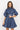 DENIM DRESS WITH ELASTICATED NECKLINE AND BELT - ESSENTIALS JIORO ДЪНКОВА РОКЛЯ С ЛАСТИЧНА ЯКА И КОЛАН - ESSENTIALS JIORO