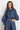 DENIM SHIRT WITH FRONT BOW AND RAGLAN SLEEVES - ESSENTIALS JIORO  РИЗА ОТ ДЕНИМ С ПАНДЕЛКА И РЕГЛАН РЪКАВИ - ESSENTIALS JIORO