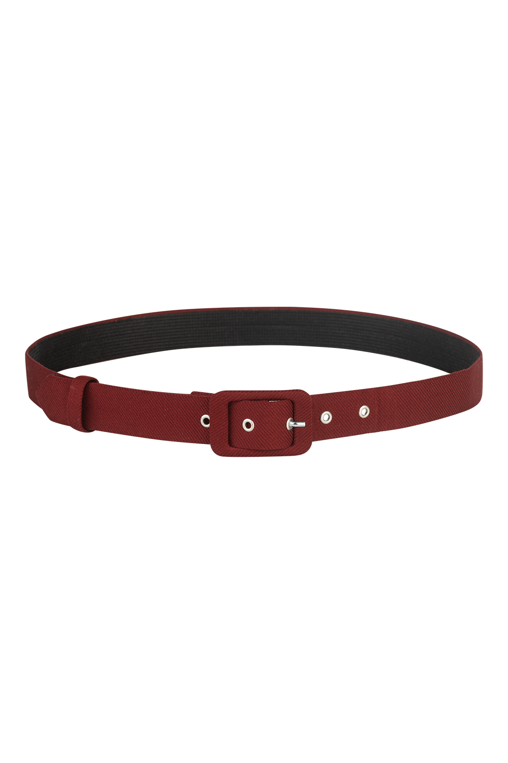 BELT IN BURGUNDY - ESSENTIALS
